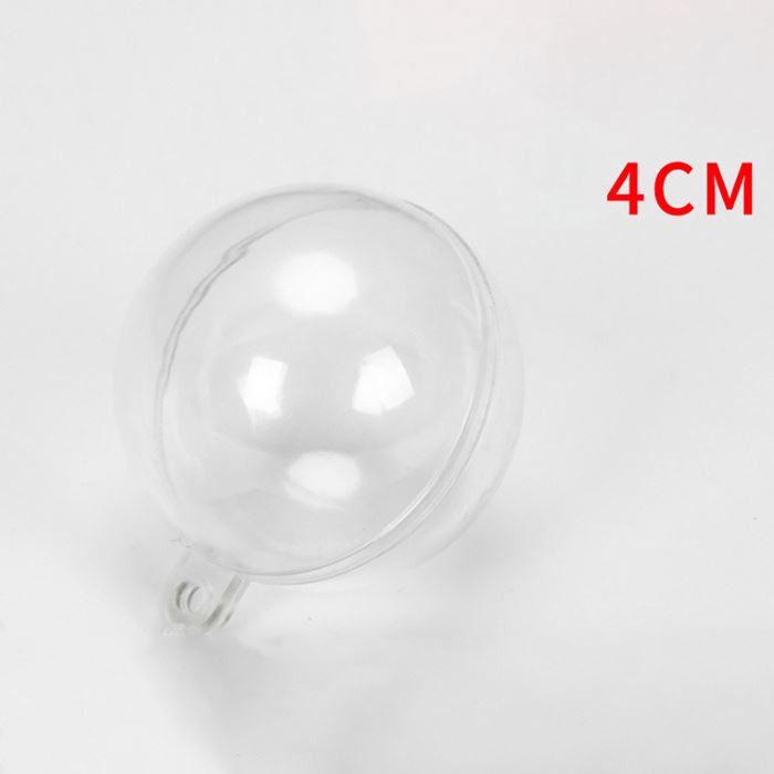 Doorzichtige holle plastic ballen