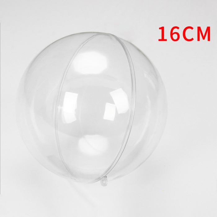 Clear Hollow Plastic Balls (4)